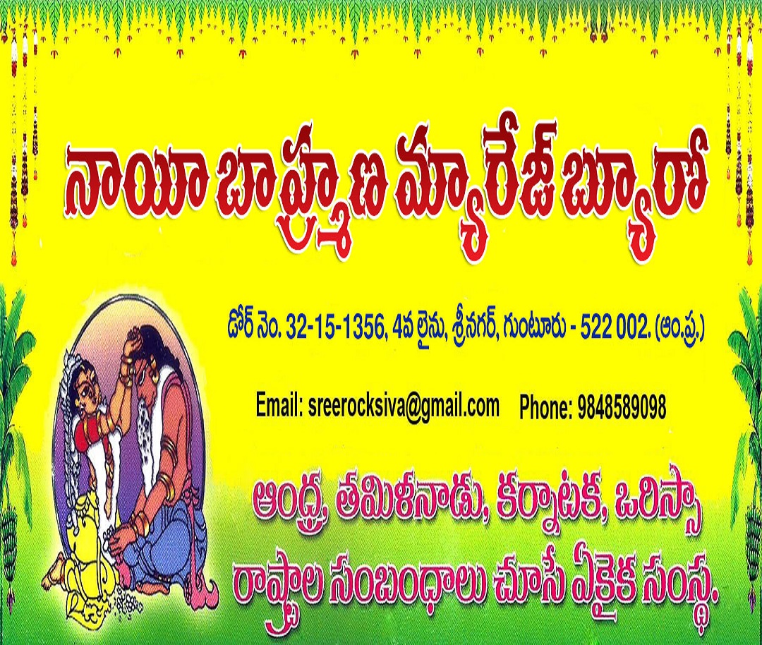Nayee Brahmin Marriage Bureau